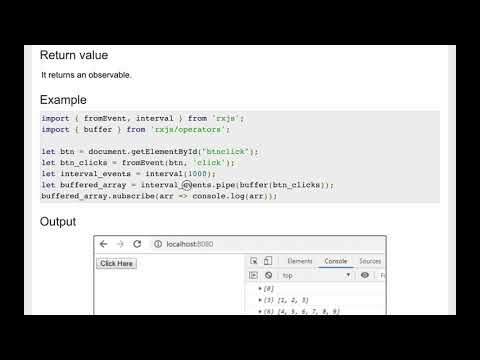 RxJs Operators Tutorial - FromEvent Operator - Essential RXJS operators  - RXJS tutorial