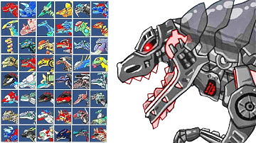 Dino Robot Boss Terminator T-Rex: Assembly + Battlefield + Repair | Eftsei Gaming