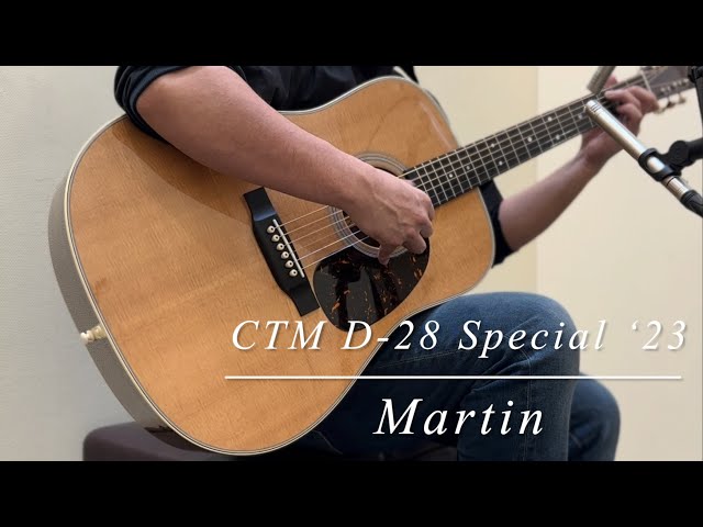 田中です！希少マーチンD28 2010 CTM Martin CTM D-28 Special '23 【USED】 - YouTube