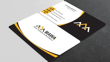 How to Create Business Card in Illustrator CC 2020 I Tahaas Design