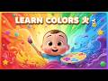Baby Zuzu Color Song 🌈 Learn Colors for Kids | Fun Toddler Learning Video