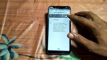 how to turn on accessibility menu mi A1