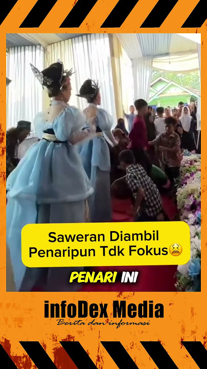 saweran untuk penari malah diambil orang