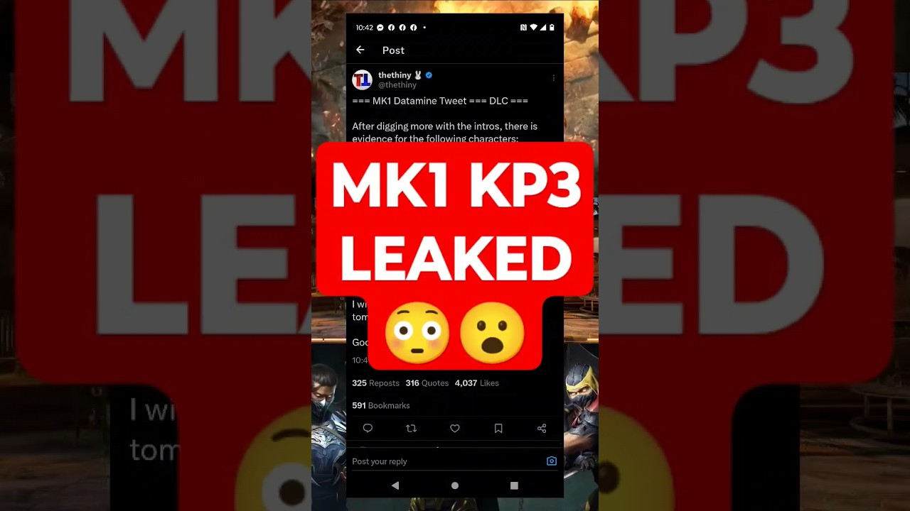 BREAKING: Mortal Kombat 1 KP3 LEAKED 