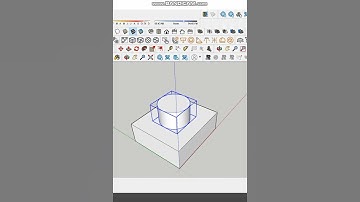 How to covert a block into component in sketchup 🤔❤️#shorts #viral #sketchup