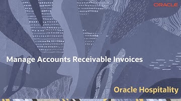 Hospitality Documentation–OPERA Cloud: Manage AR Accounts, Invoices, and Payments