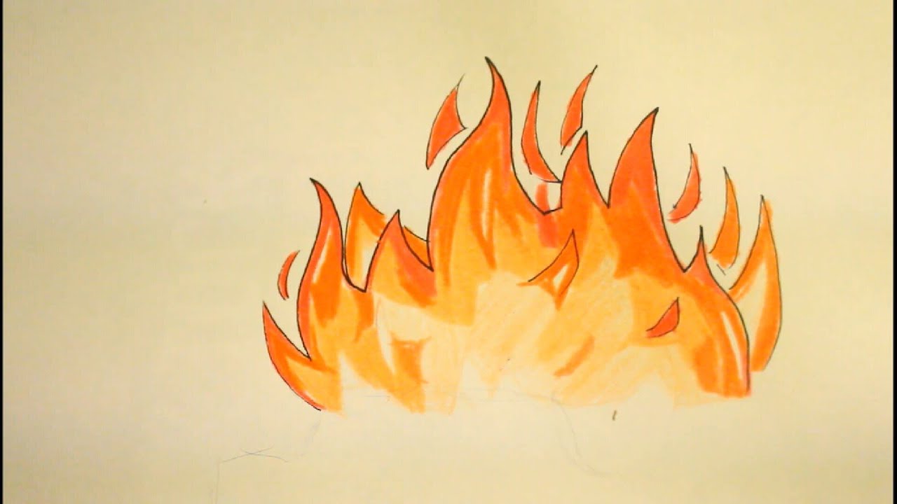 How To Draw Flames