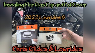 2022 Harley-Davidson Lowrider S Flush Mount Fuel Cap and Coil Cover Install. screenshot 4