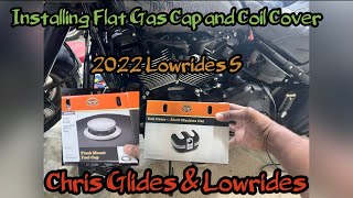2022 Harley-Davidson Lowrider S Flush Mount Fuel Cap and Coil Cover Install. screenshot 5