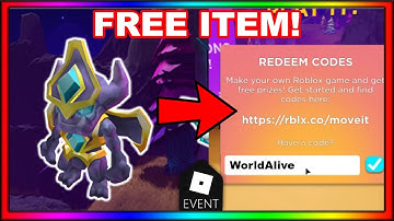 [FREE ITEM] ROBLOX BUILD IT PLAY IT EVENT NEW CODE! (HOW TO GET) (ISLAND OF MOVE)