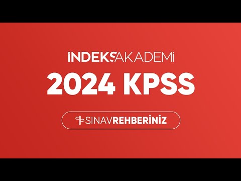 1. haftanın programı: GKGY ( P3) puanı ile 2024 KPSS hazırlananlar için