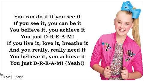 JoJo Siwa - D.R.E.A.M. (Lyrics)