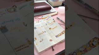 Hobonichi Week Setup 🤎 #hobonichi #journaling #sticker #washitape #aesthetic #shortvideo #shorts