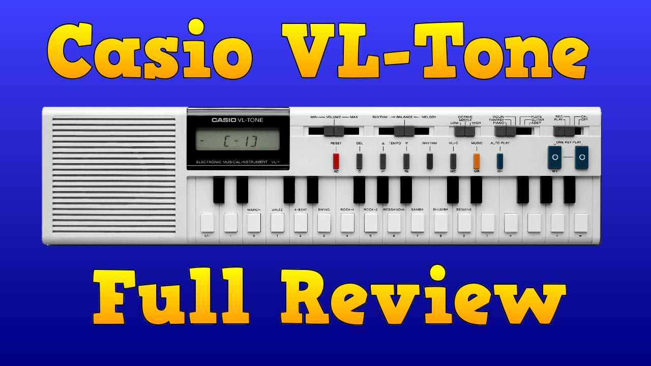 Keyboard: Casio VL-Tone (VL-1) - The 8-Bit Guy