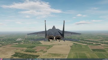 DCS World - F15E Landing Practice at Hatzerim
