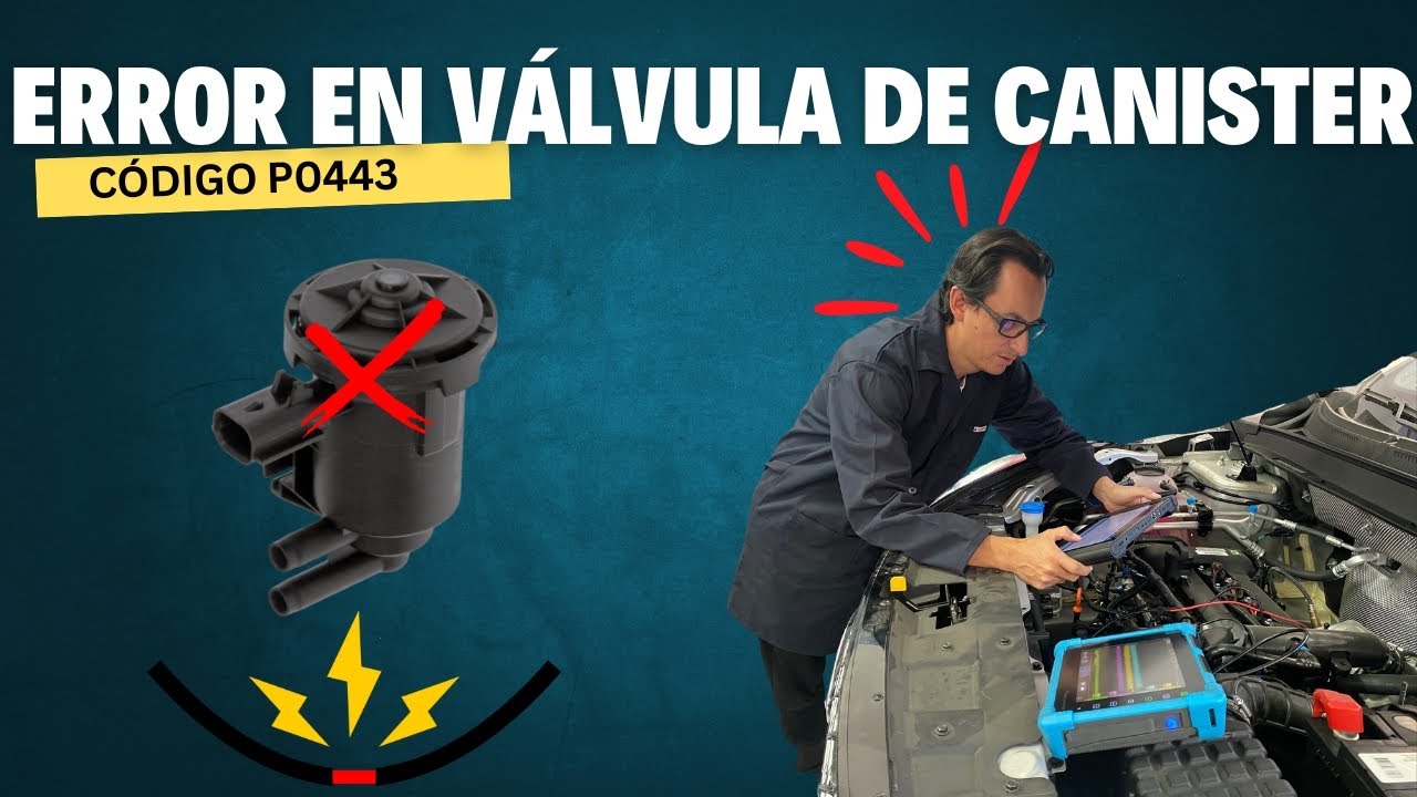 Problema en el circuito de electroválvula del Cánister | P0443