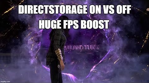 DirectStorage ON vs OFF | DirectStorage Makes a HUGE Difference in Forspoken at 1080p