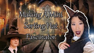 Making a Mini Sorting Hat Fascinator Hat and Pattern | Harry Potter