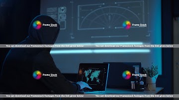 Stock footage Hacker with laptop from shutterstock