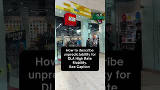 How to Describe Unpredictability for DLA High Rate Mobility