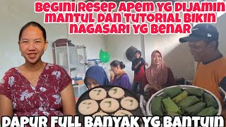 BEGINI RESEP BIKIN APEM YANG DIJAMIN MANTUL DAN TUTORIAL BIKIN NAGASARI YG BENAR