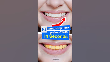 Adobe Photoshop 2025 Tips - The Easiest Way to Whiten Teeth in Photoshop #mostafadesign
