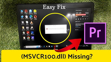 Adobe Premiere Pro MSVCR100.dll System Error Fix || Easy And Simple Solution