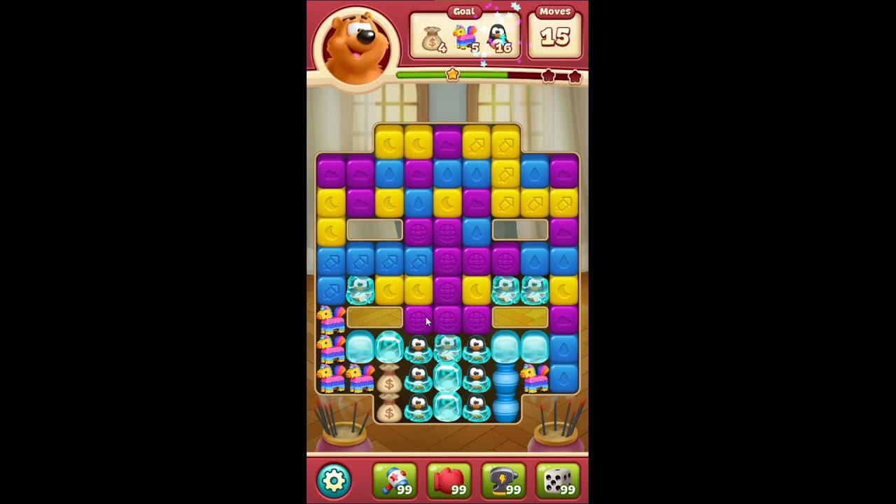 Toon Blast Level 5160 - NO BOOSTERS 🐻🐺🐱 | SKILLGAMING ✔️