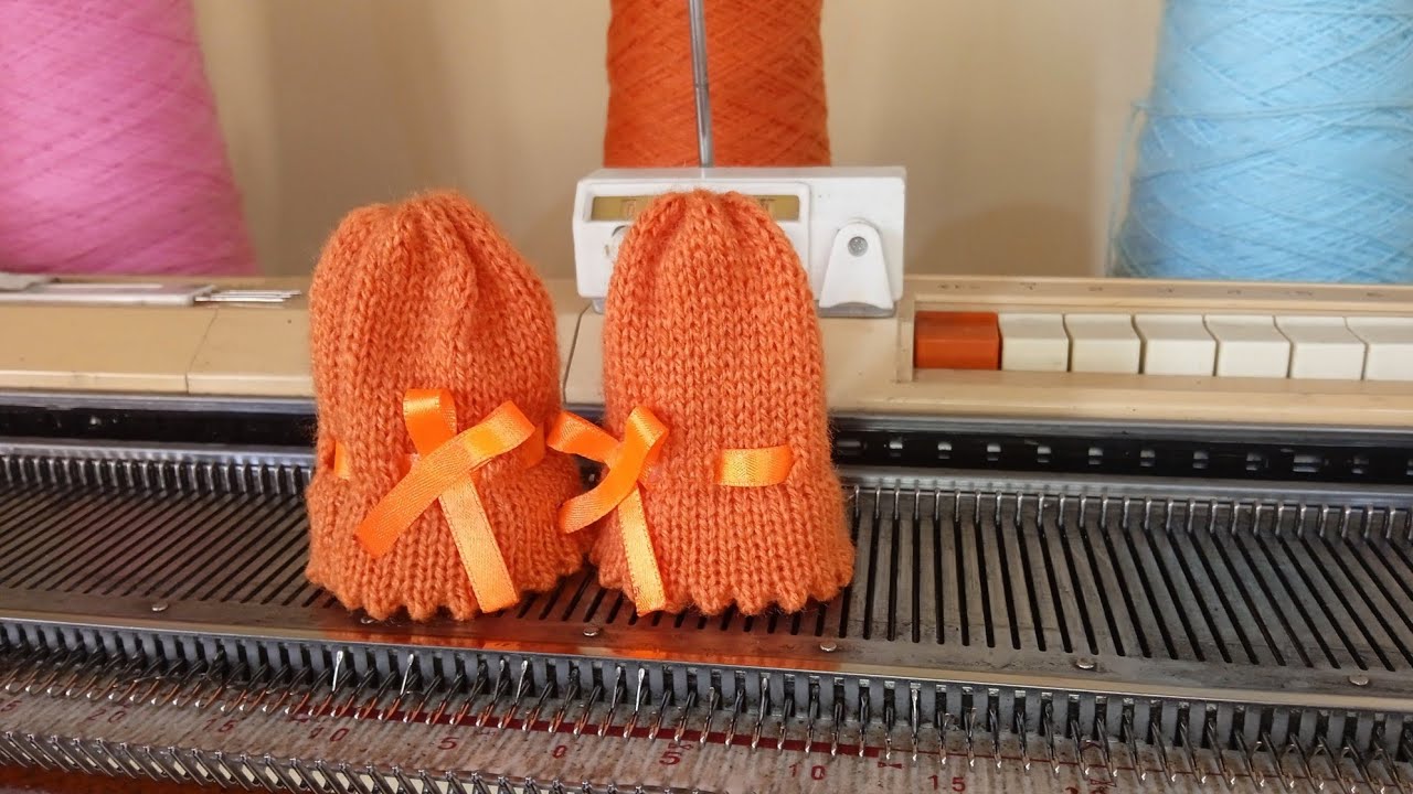 CURSO DE TEJIDO A MAQUINA: Nº 6 MITON PARA BEBE