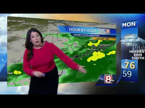 Some Monday night rain, pick of the week mid-week