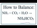 Balancing Chemical Equations Concepts