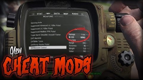 Fallout 4 - NEW & BEST CHEAT MODS! (PS4 Mods Showcase)