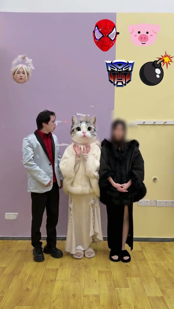 Oh my god! The stupid black angel connected the wrong head and exploded. It's so dangerous #angel