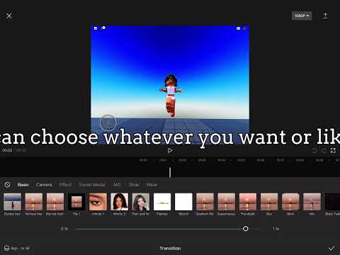 Tutorial of how to do the “Flip 1” Transformation in CapCut!