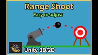 Unity How to make Cannonball trajectory - Easy to adjust(game dev) screenshot 1