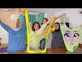 أمنية و غزل يصنعون سلايم عملاق ! Omnia and ghazal make a giant slime