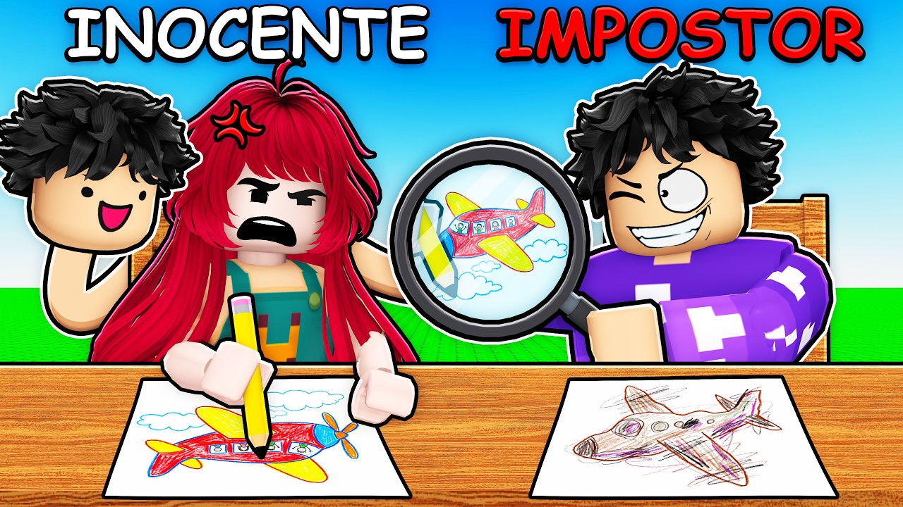 EU USEI ROBUX ESCONDIDO PARA TRAPACEAR NO DESCUBRA O IMPOSTOR DO ROBLOX