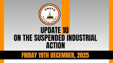 Update 10 | UNATU POST SUSPENSION