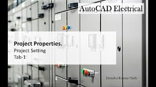 Project Property of AutoCAD Electrical, Project Setting, Tab 1