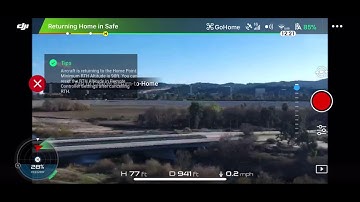 DJI Spark screen recording on the IPhone X
