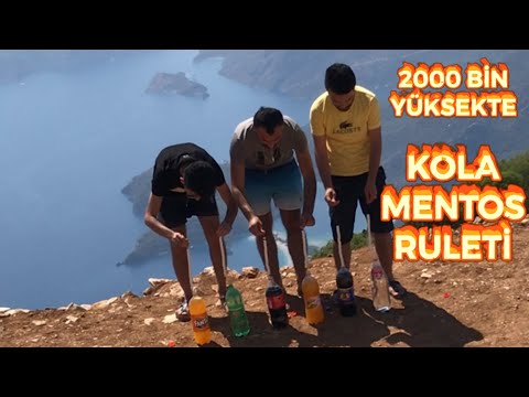 KOLA MENTOS RULETİ. 2000 YÜKSEKTE DENEY.