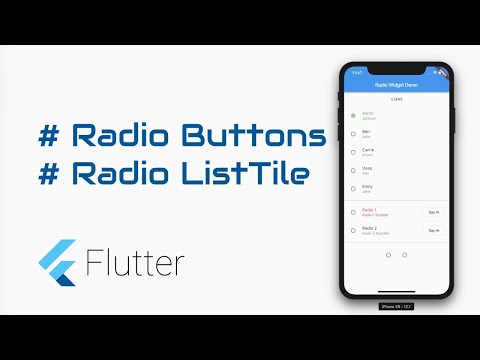 radio button  Update  2.7 Tự học Flutter UI: Radio Button Widget (Radio and RadioListTile)