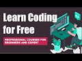 Platforms to learn free professional  programming courses | beginners, expert in frontend, backend