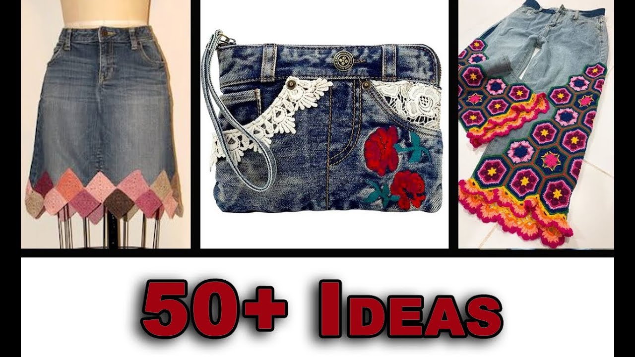 50+ Unique Ideas to Upcycle Jeans & Sew Denim Projects