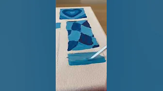 Blue aesthetic moodboard painting #art #aesthetic #blue #paintingideas