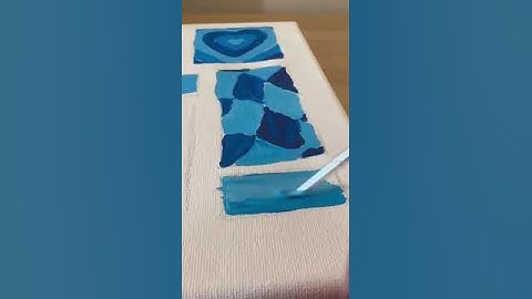 Thumbnail of Blue aesthetic moodboard painting #art #aesthetic #blue #paintingideas