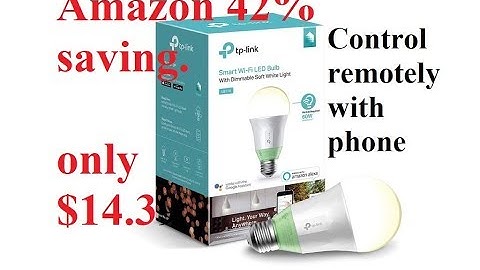 Kasa Smart Wi-Fi LED Bulb by TP-Link - Soft White No Hub Required, Alexa Google Assistant