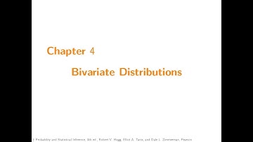 Chapter 4. 5, The Bivariate Normal Distribution