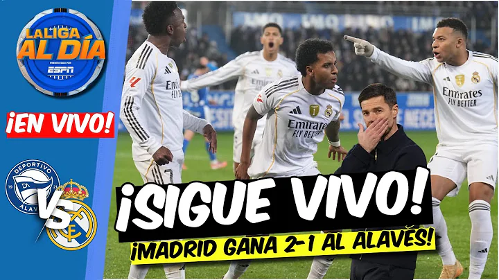 REAL MADRID y XABI ALONSO se SALVAN. Ganan 2-1 SUFRIENDO. Goles de Mbappé y Rodrygo | La Liga al Día