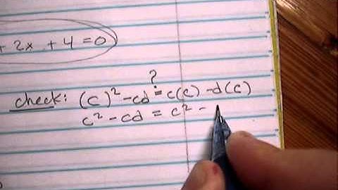 VIDEO 2  Solving Literal Quadratic Equations Abeka Algebra 2 II